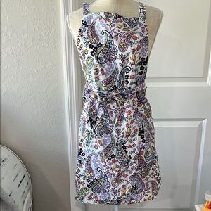 Vera Bradley Floral Maddalena Paisley Adjustable Strap Apron